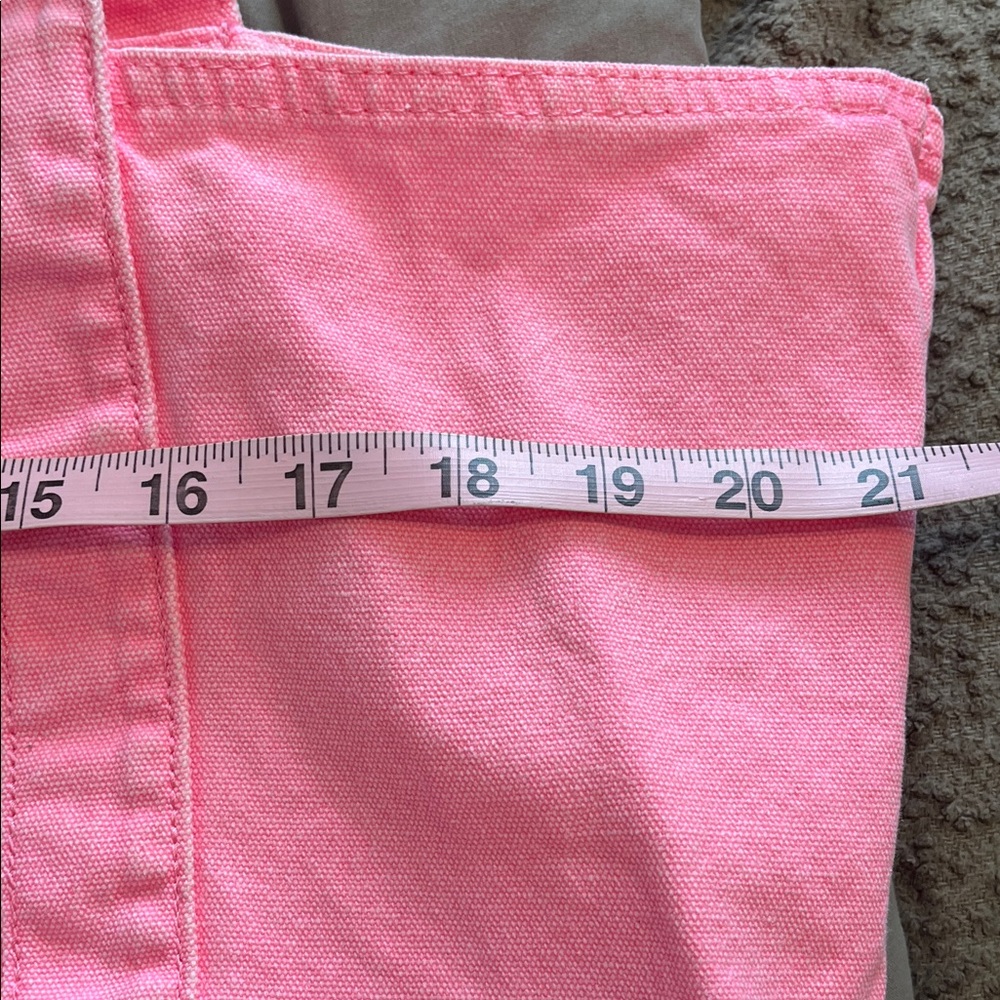 JoyLab Hot Pink Canvas Tote Bag - Picture 2 of 6